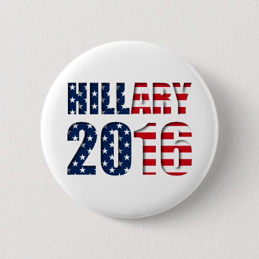 Hillary Clinton voor de Button van president 2016 (Voorkant)