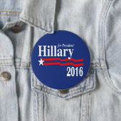 Hillary Clinton voor de Button van President 2016  (In situ)