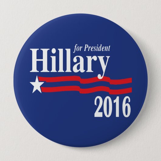 Hillary Clinton voor de Button van President 2016  (Voorkant)