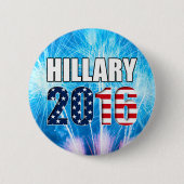 Hillary Clinton voor de Button van president 2016 (Voorkant)