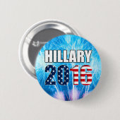 Hillary Clinton voor de Button van president 2016 (Voorkant /achterkant)