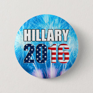 Hillary Clinton voor de Button van president 2016