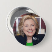 Hillary Clinton voor de Button van President Afbee (Voorkant /achterkant)