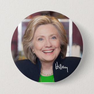 Hillary Clinton voor de Button van President Afbee