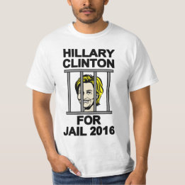 Hillary Clinton voor de gevangenis in 2016 T-shirt