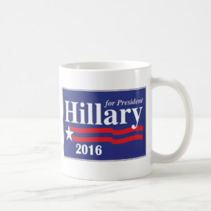 Hillary Clinton voor de Mok van de Koffie van het