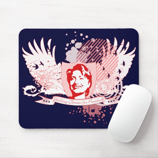 Hillary Clinton voor president. 08. Muismat (Met muis)