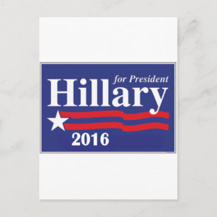 Hillary Clinton voor President 2016 Briefkaart