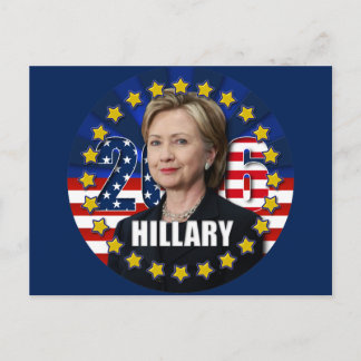 Hillary Clinton voor president 2016 Briefkaart