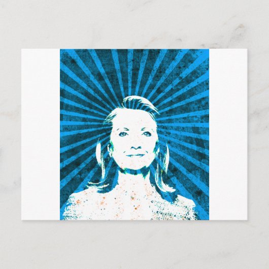 Hillary Clinton voor President 2016 Briefkaart (Voorkant)