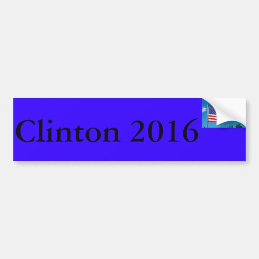 Hillary Clinton voor president 2016-bumpersticker Bumpersticker (Voorkant)