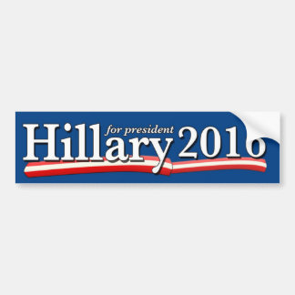 Hillary Clinton voor President 2016-bumpersticker Bumpersticker