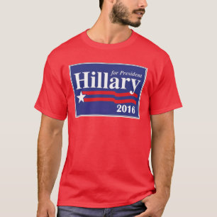 Hillary Clinton voor President 2016 Campaign Shirt