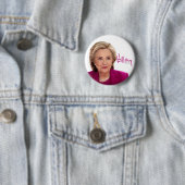 Hillary Clinton voor President 2016 - Handtekening Ronde Button 5,7 Cm (In situ)
