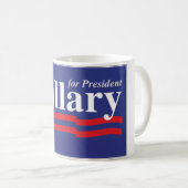 Hillary Clinton voor President 2016 koffie-Mok Koffiemok (Voorkant rechts)
