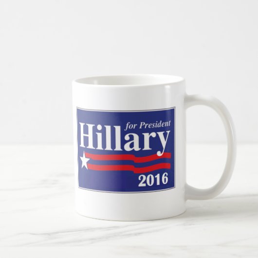 Hillary Clinton voor President 2016 koffie-Mok Koffiemok (Rechts)