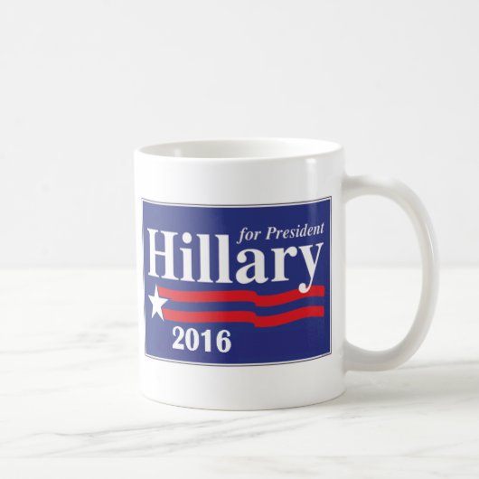 Hillary Clinton voor President 2016 koffie-Mok Koffiemok (Rechts)
