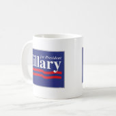 Hillary Clinton voor President 2016 koffie-Mok Koffiemok (Voorkant links)
