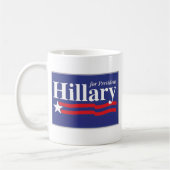 Hillary Clinton voor President 2016 koffie-Mok Koffiemok (Links)