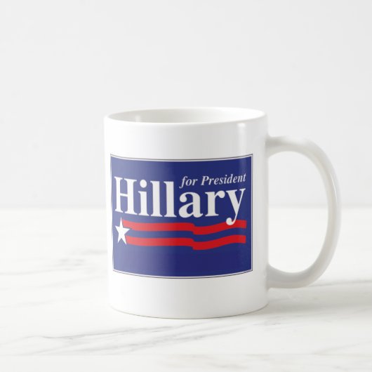 Hillary Clinton voor President 2016 koffie-Mok Koffiemok (Rechts)