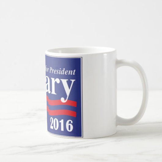 Hillary Clinton voor President 2016 Koffiemok (Rechts)
