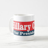 Hillary Clinton voor President 2016 Koffiemok (Voorkant links)