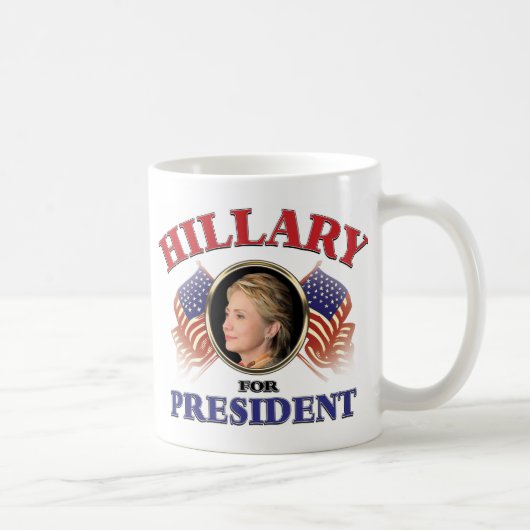 Hillary Clinton voor President 2016 Koffiemok (Rechts)