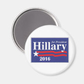 Hillary Clinton voor President 2016 Magneet (Voorkant / Achterkant)