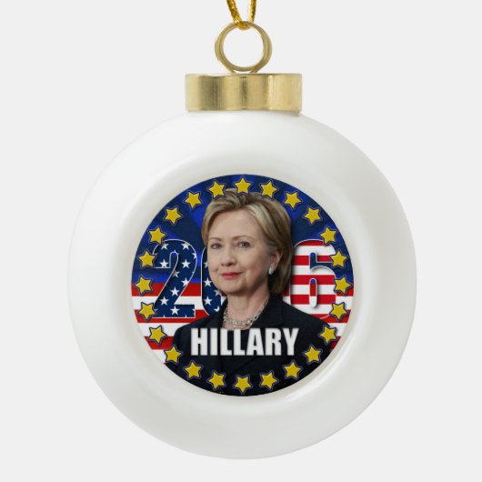 Hillary Clinton voor president 2016 Ornament (Voorkant)