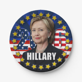 Hillary Clinton voor president 2016 Papieren Borde Bordje