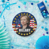 Hillary Clinton voor president 2016 Papieren Borde Papieren Bordje (Feest)
