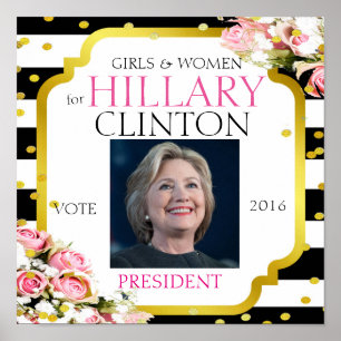 Hillary Clinton voor President 2016 Poster