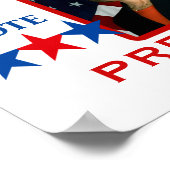 Hillary Clinton voor President 2016 Poster (Hoek)