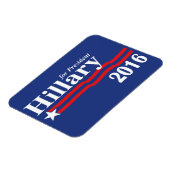 Hillary Clinton voor President 2016 Premium Magnet Magneet (Linkerzijde)