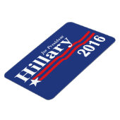 Hillary Clinton voor President 2016 Premium Magnet Magneet (Linkerzijde)