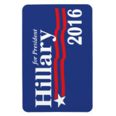 Hillary Clinton voor President 2016 Premium Magnet Magneet (Verticaal)