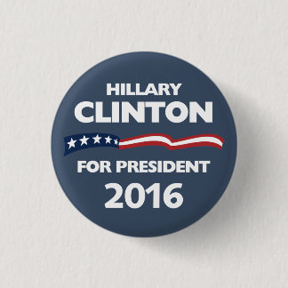 Hillary Clinton voor president 2016 Ronde Button 3,2 Cm