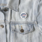 Hillary Clinton voor president 2016 Ronde Button 3,2 Cm (In situ)