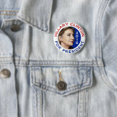 Hillary Clinton voor President 2016 Ronde Button 5,7 Cm (In situ)