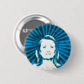 Hillary Clinton voor President 2016 Ronde Button 5,7 Cm (Voorkant /achterkant)