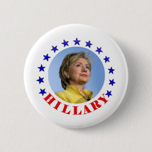 Hillary Clinton voor president 2016 Ronde Button 5,7 Cm