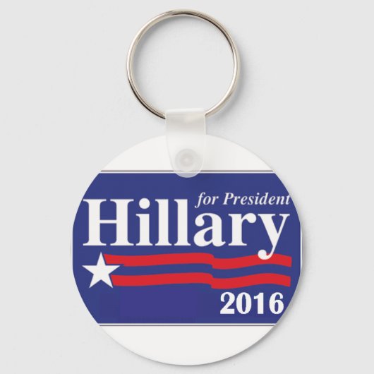 Hillary Clinton voor President 2016 Sleutelhanger (Voorkant)