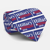 Hillary Clinton voor President 2016 Stropdas (Opgerold)