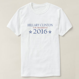 Hillary Clinton voor President 2016 T-shirt