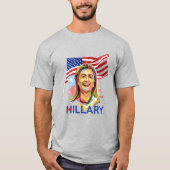 Hillary Clinton voor president 2016 T-shirt (Voorkant)