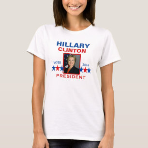 Hillary Clinton voor President 2016 T-shirt