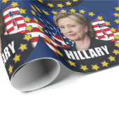 Hillary Clinton voor president 2016 — Wrapping Pap Cadeaupapier (Rol Hoek)