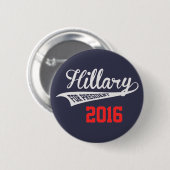 Hillary Clinton voor President Ronde Button 5,7 Cm (Voorkant /achterkant)