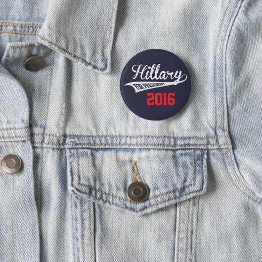 Hillary Clinton voor President Ronde Button 5,7 Cm (In situ)