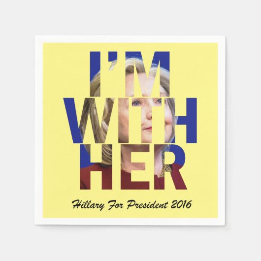 Hillary Clinton voor President Servet (Voorkant)